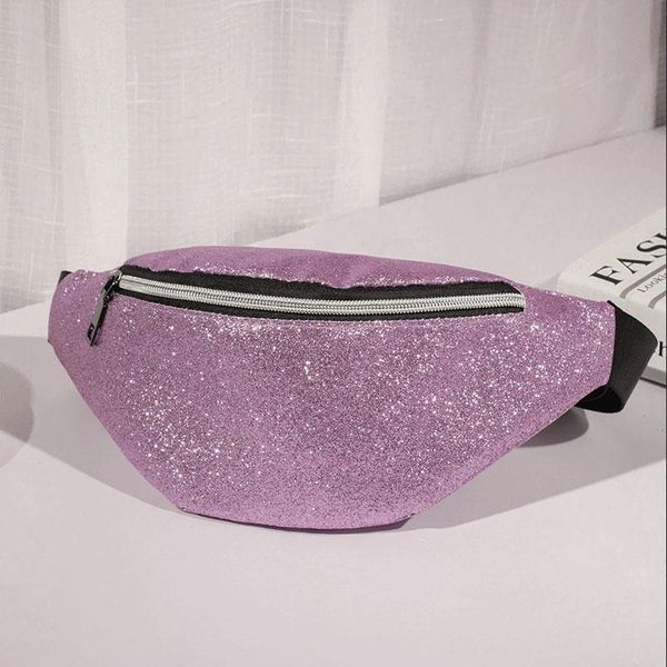 

waist bags women fanny pack fashion female belt bag bling ladies casual chest with adjustable shoulder strap solid color