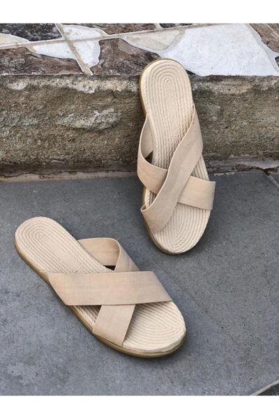 

slippers women's beige, Black