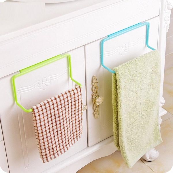 

towel racks plastic non-marking rag hanging kitchen organizer cabinet cupboard hanger storage rack for bathroom porte serviette