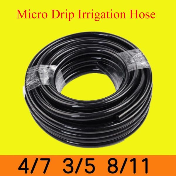 

watering equipments pvc micro drip irrigation garden hose 3/5mm 4/7mm 8/11 mm tube greenhouse bonsai plant flower arrow sprinkler tubing