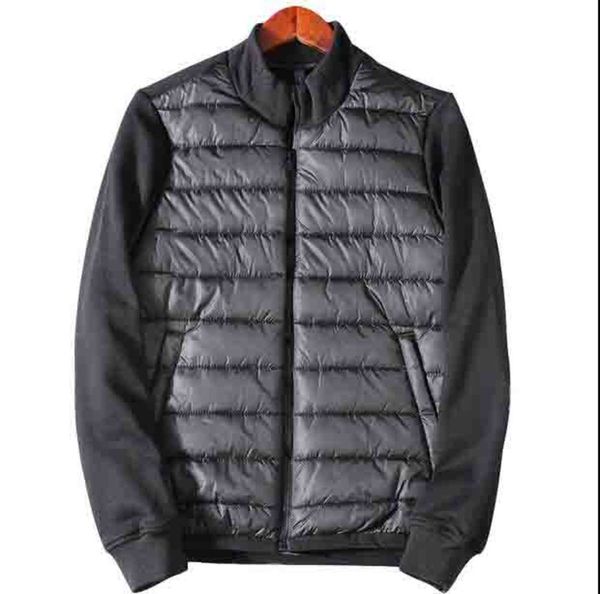 

men's down & parkas fashion luxury mens zipper black winter british style men jacket hooded coat classic keep warm thick parka size s-x