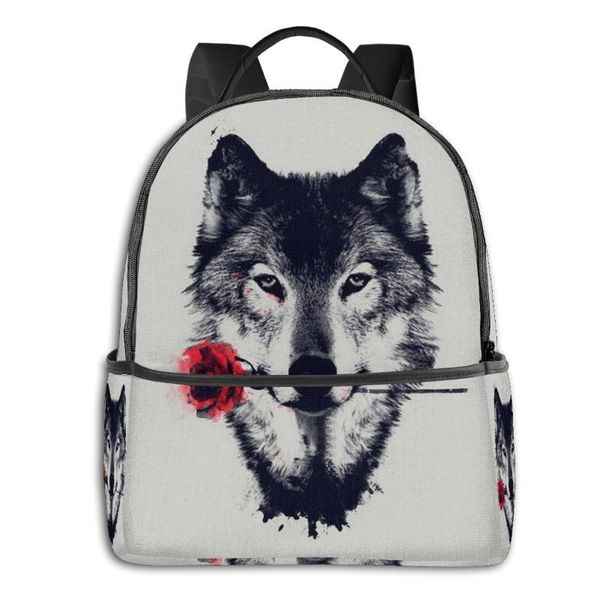 

backpack wolf multifunction men's lapbackpacks waterproof business travel carrier