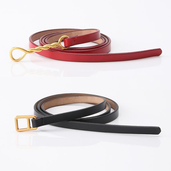 

belt womens cowhide jeans pant belt non-hole belt korean fashion casual womens small factory wholesale, Black;brown