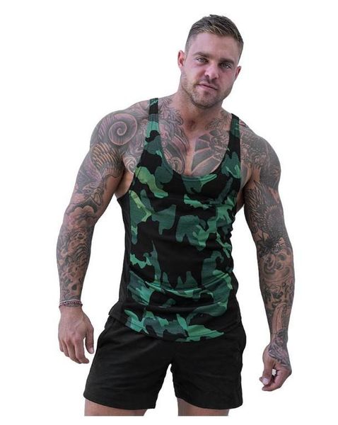 

men's vests summer camouflage vest breathable quick-dry clothing men casual outdoor sports i-shaped, Black;white