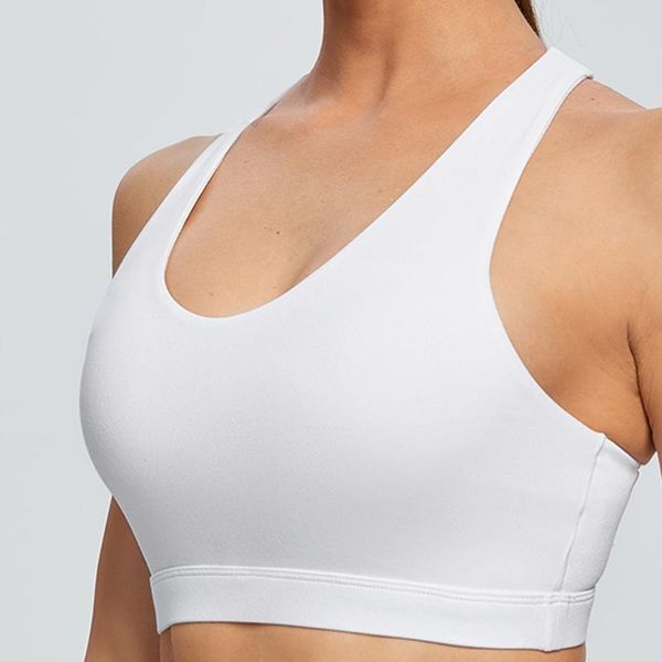 

yoga outfit women fitness bra running gym crop sport seamless sports workout cross cutout beautiful back underwear