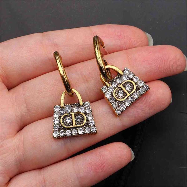 

special offer 2021 luxury designer jewelry 2021 new fragrance pearl inlaid with zirconium 925 silver pin earrings high quality, Golden;silver