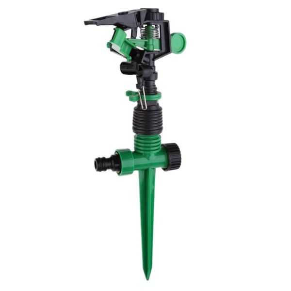 

watering equipments garden metal spike lawn grass 360 degree adjustable rotating water nozzle impulse sprinkler for irrigation system