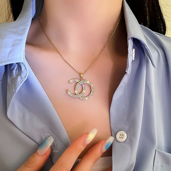

korean style fashion design geometric letter necklace temperament personality fashion pendant net red lady fan pendant woman, Silver