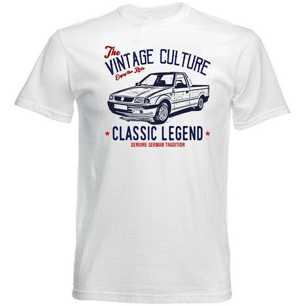 

german car caddy 1995 3 - new cotton t-shirt, White;black