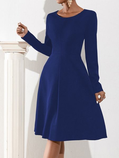 

solid a line dress h5fx#, Black;gray