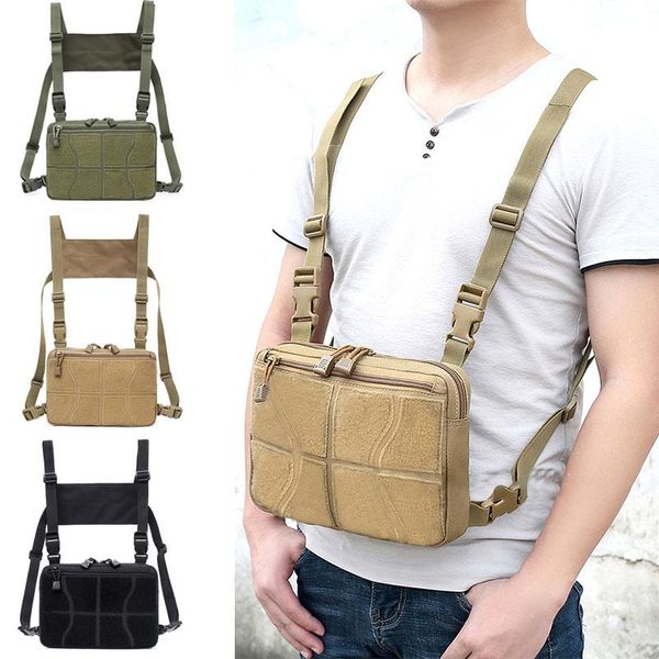 

outdoor bags tactical hunting vest camping backpack bag military army hiking trekking fishing assult sports tool kit chest x59a