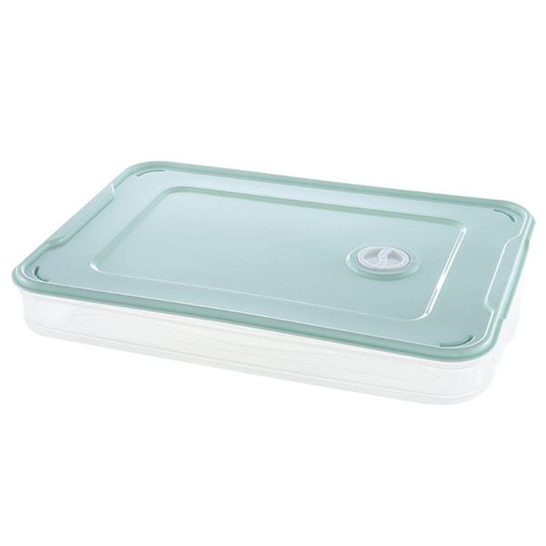

storage bottles & jars transparent refrigerator dumpling box sealed crisper plastic food container for kitchen fridge er