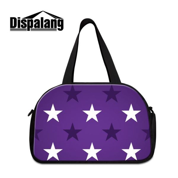 

duffel bags dispalang men travel bag star print large capacity multifunctional hand women shoulder strap luggage business