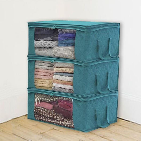 

3pcs foldable clothing organizer tidy pouch suitcase home non-woven underwear storage container bag organizador ropa drawers