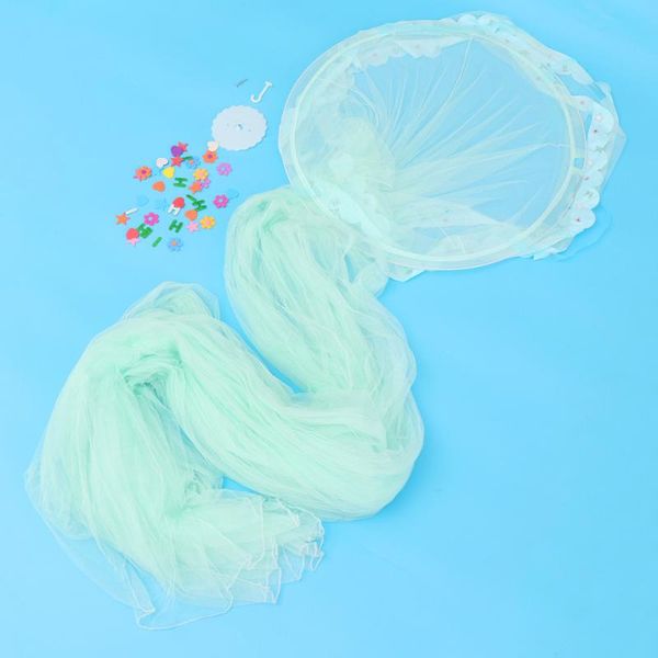 

dome lace mosquito net cartoon hanging bed canopy curtain for home el (sky-blue) bird cages