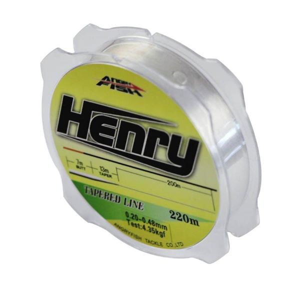 

braid line sport fishing nylon tapered 220m henry series strong strength