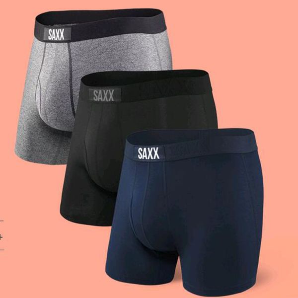 

4 colors saxx men's underwear vibe modern fit /ultra boxer comfortable underwear men boxer ,95% viscose, 5% spandex~(north american siz, Black;white