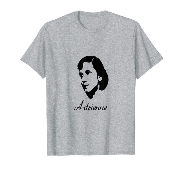 

adrienne rich - poets writers, novelists, artists t-shirt, White;black