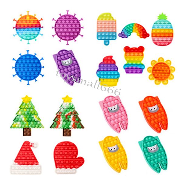

push fidget toys children reliver stress sensory squeeze toy soft squishy anti-stress decompression toys