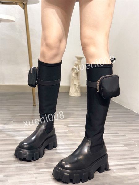 

2022 designer red bottoms boots women 35-40 platform high heels booties black chestnut navy smooth leather suede winter ankle knee boot woma