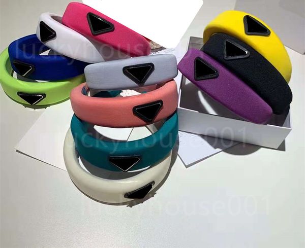 2021 Hohe Qualität Einfache Freizeit Personalisierte Frauen Brief Hair Hoop Mode Frauen Haarschmuck Stirnband Sport Haarband Multi-Color Hersteller Großhandel