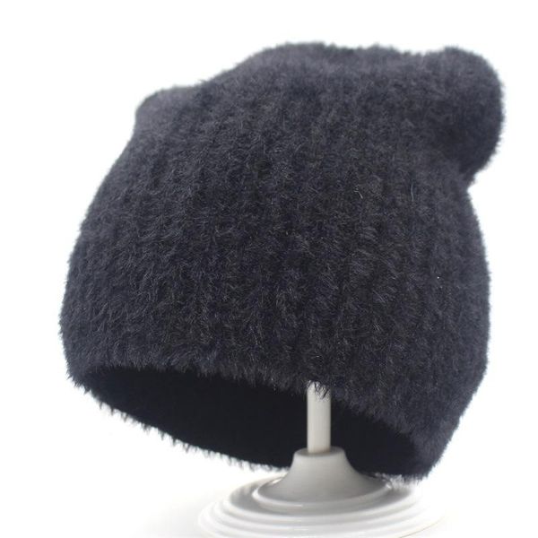 

beanies winter hat acrylic knitted beanie gorro for women men casual warm bonnet autumn solid color skullies cap