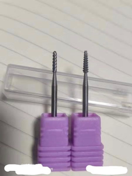 

nail art equipment 1pcs professional electric drill carbide bits salon manicure file cuticle clean tools for machine, Silver