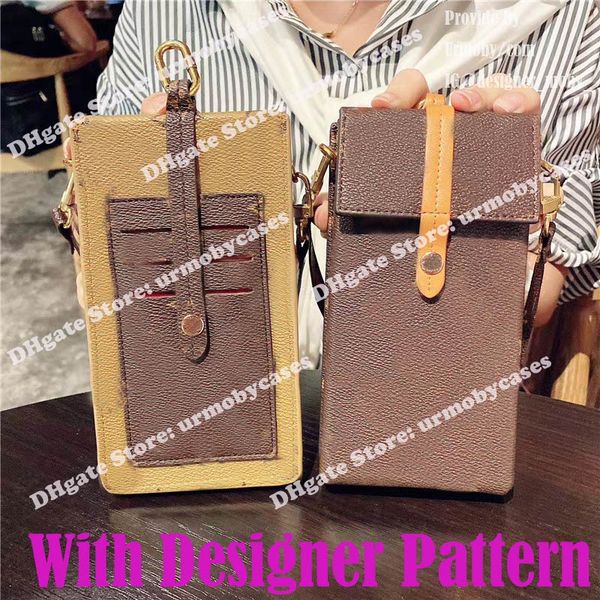 

designer crossbody phone pouche for iphone 12 pro max with card holder leather shoulder bags suitable most phones