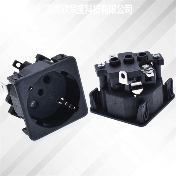 

e-015 card type wiring embedded multi hole ac industrial socket copper