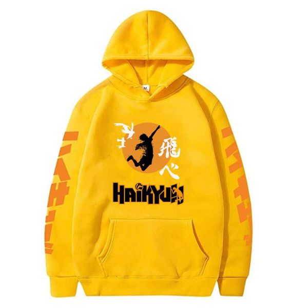 

men's hoodies & sweatshirts hoodie pullover hooded haikyuu high women anime harajuku sportswear sweatshirt cosplay school men japan jac, Black