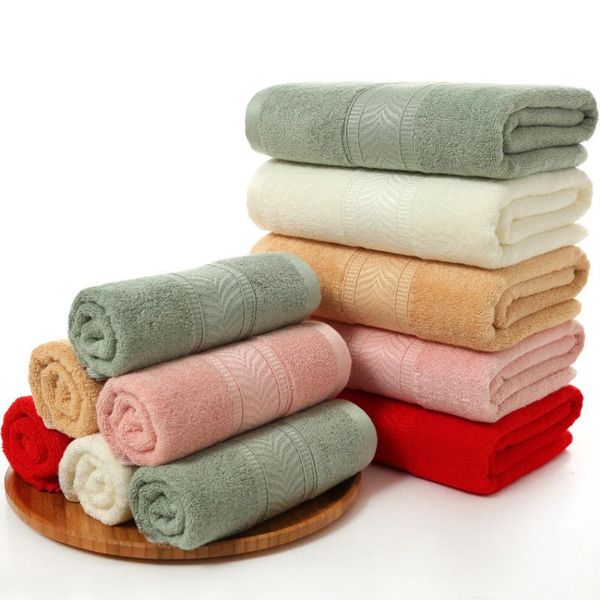 

towel 100% bamboo towels soft face bath set thick solid color herringbone pattern fiber bathroom for adults