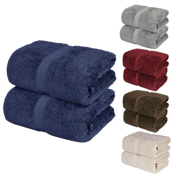 

towel 175x80cm 2pcs highly quality cotton bath 5 star el thick beach soft skin-friendly absorbent towels