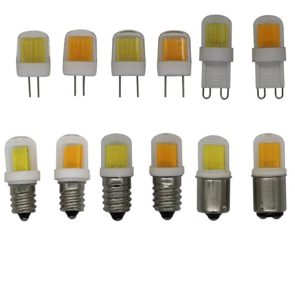 

bulbs g4 g8 g9 e11 e12 e14 ba15d ac110v ac220v 1511cob 5w dimmable crystal light led lamps corn replace 50w halogen lamp 5pc/lot