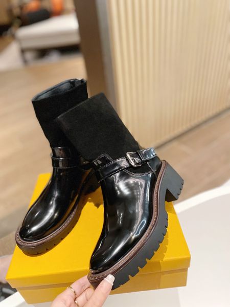 

women major ankle boots fashion lace up platform leather martin boot r ladies letter print winter booties shoes 220, Black