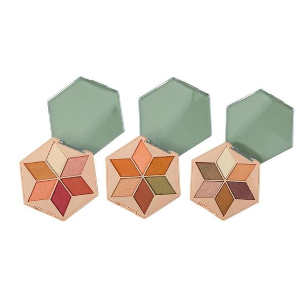 

eye shadow 6 colors eyeshadow palette pearlescent matte sparkling makeup pallete
