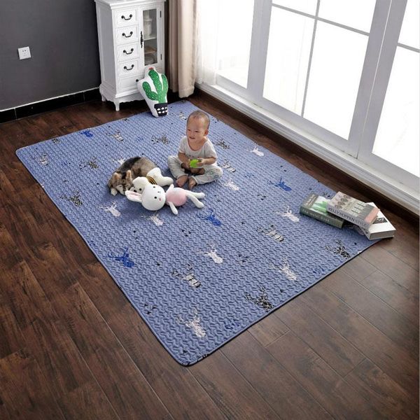 

carpets cotton carpet for living room large thicken kids area rugs non slip bedroom floor mat baby game crawling tatami