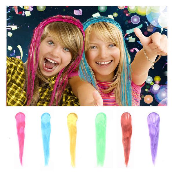

hairband braided girl diy hair styling wig with various colors, Black