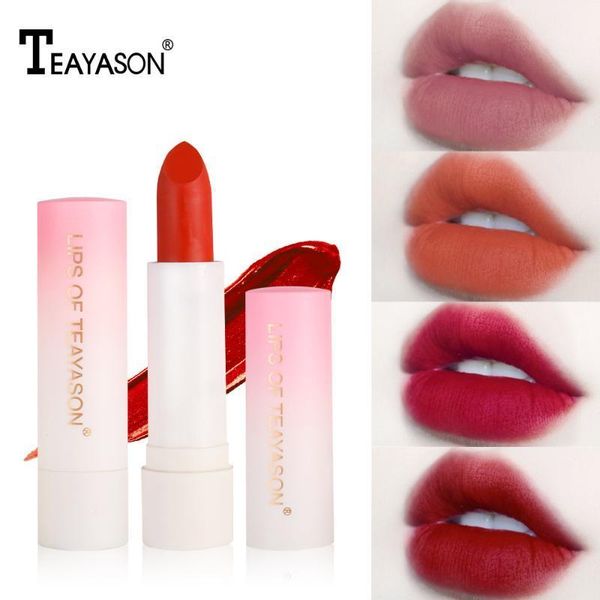 

cosmetics female makeup hygienic red bean sand mist retro honey peach velvet matte lipstick long lasting plumping high -quality lip gloss1