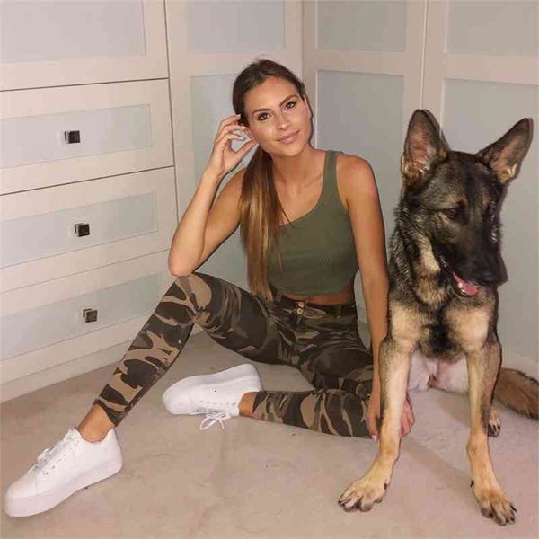 

women's leggings camouflage active elasticity camo fitness leggins casual push up legging gym women butt lift silicone shapewear z, Black