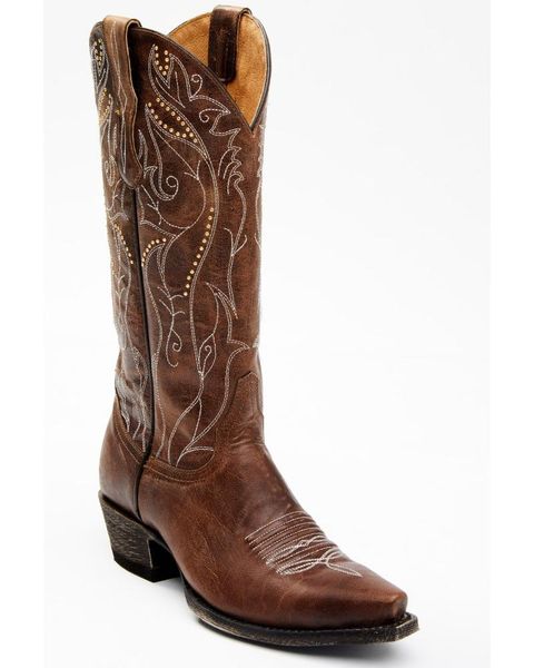 

boots women's sweet tea western - snip toe, Black