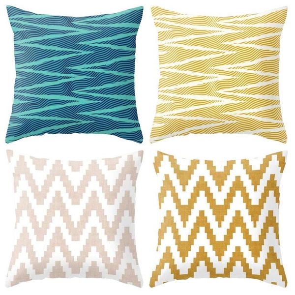 

pillow case nordic style decorative geometric cushions covers sofa home office car seat living room fashion decoration