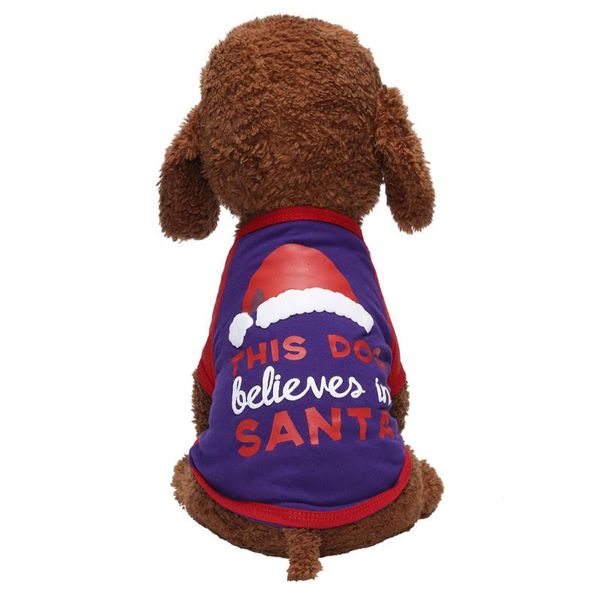 

dog apparel pet cat costume small clothes t-shirt autumn comfortable breathable pattern clothing #0910
