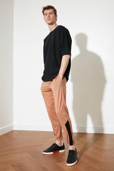 

running pants trendyol male sweatpants tmnss21ea0032, Black;blue