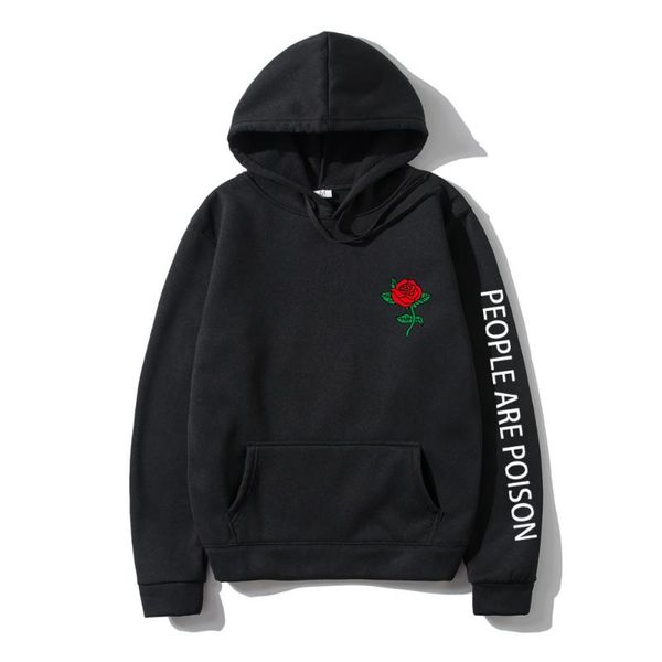 

men's hoodies & sweatshirts couple printed harajuku casual hoodie women's streetwear hip hop loose large size, Black