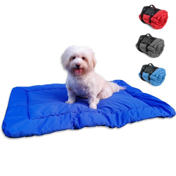 

kennels & pens foldable dog mat beds for small medium large dogs waterproof portable pet blanket travel mats puppy training pad
