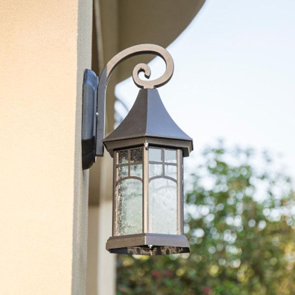 

european style retro outdoor waterproof wall lamp antique garden courtyard villa balcony aisle fence gate corridor lamps