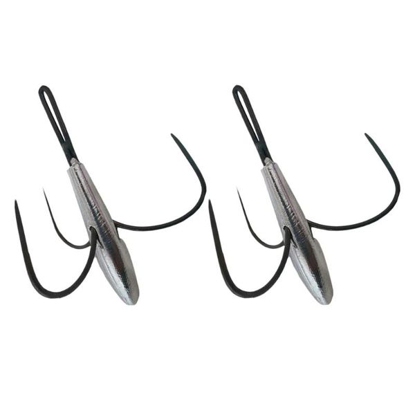 

fishing hooks 50pcs anchor anti hanging bottom fish three claw