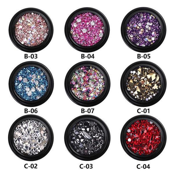 

nail art decoration glitter rhinestone assorted women makeup decals teea889 decorations, Silver;gold