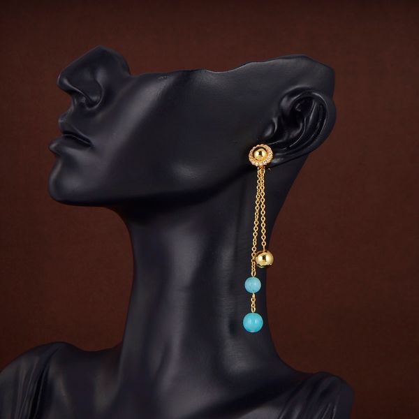 

possession earrings piage official reproductions luxury jewelry 18k gold plated sterling silverbrand earrings anniversary gift, Golden;silver