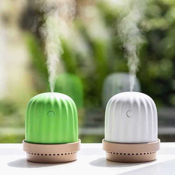 

humidifiers air usb humidifier ultrasonic cool mist humificador aroma diffuser led lovely cactus mini essential oil difusor umidificador